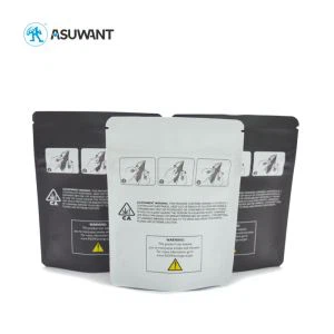 50mg THC Suppository Proof Proof Cr Zipper Sacs Sceau le plus serré avec fermeture éclair à double piste