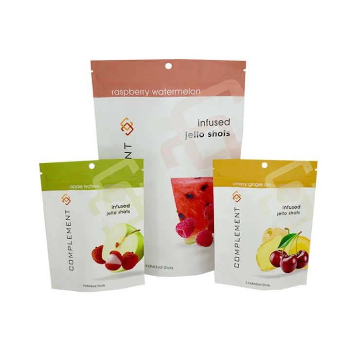 Zipper Food Packaging Bags Environmentally Ally Friendly Gravure Printing For Snack Packaging