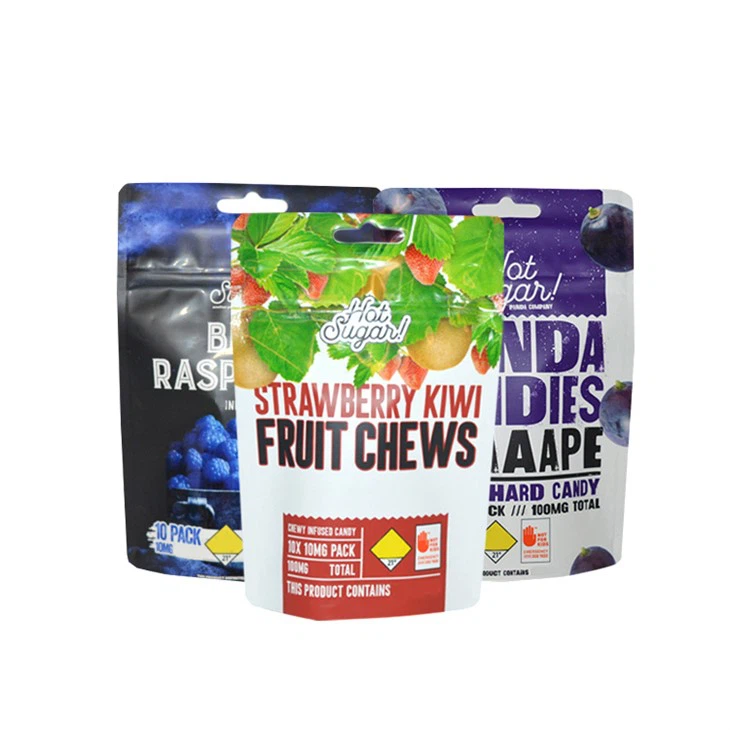 3.5 Small Smell Proof Pouch Bag For Cbd Weed Cookies Cannabis Marijuana