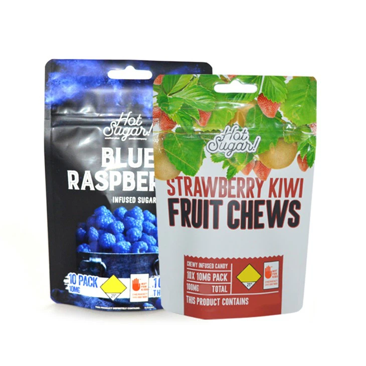 3.5 Small Smell Proof Pouch Bag For Cbd Weed Cookies Cannabis Marijuana