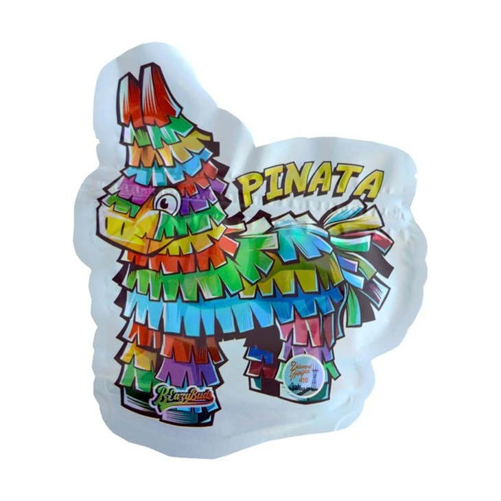 3.5 Ziplock Doypack Custom Die Cut Mylar Weeds Bag Packaging Cannabisss Packaging Plastic Bags 35 Bags For Weedd