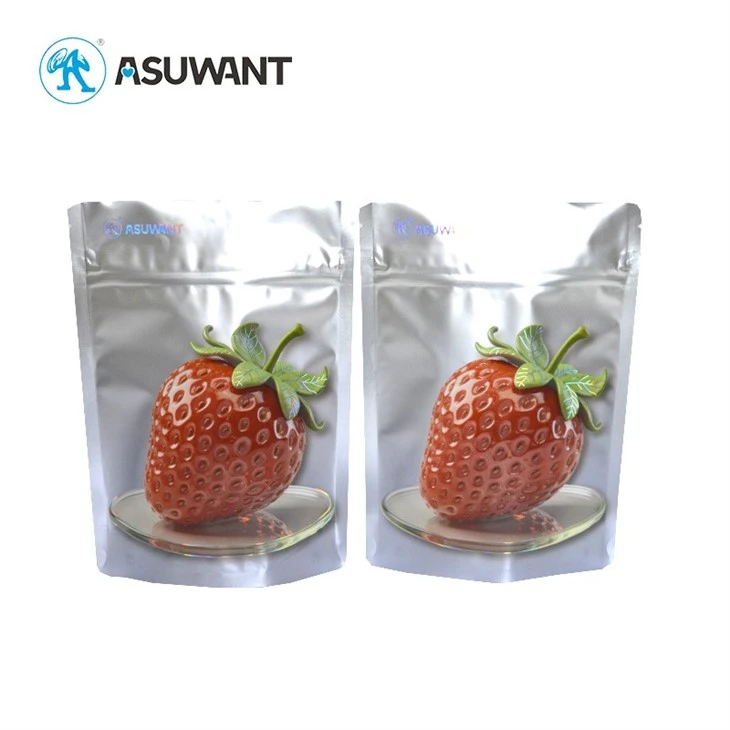 BRC Reverse Matte Finish Stand Up Zipper Pouches Wholesale Spot UV Low MOQ Mylar Bags best