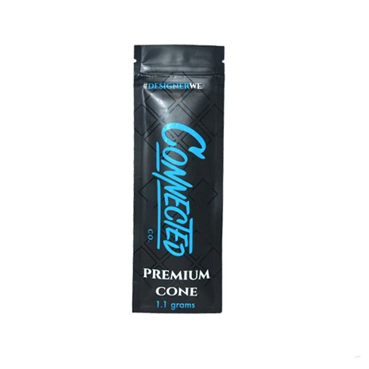 Customized Plastic Food Packaging Foil Cigar Wrap Zipper Bags Tobacco Cigar Mylar Bag Zip Bag For Cigars